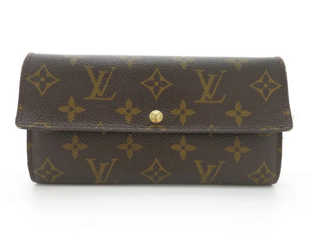 LOUIS VUITTON Portefeuille Sarah Long Wallet Monogram
